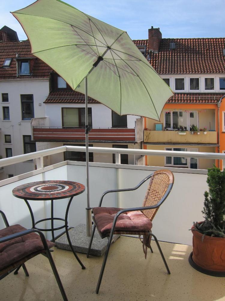 Modernes 1 Zimmer Luxusappartement Kleiner Roland Mit Parkplatz Und Balkon In Bremen Naehe Zentrum 외부 사진